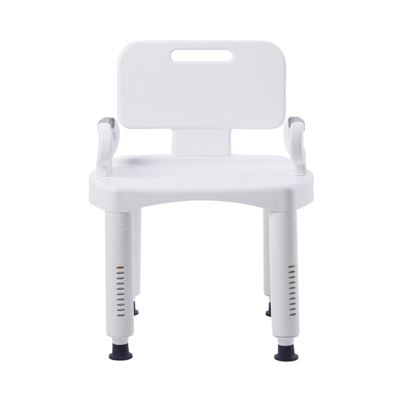 McKesson Bath Bench Removable Arms Plastic Frame Removable Backrest 21-1/4 Inch Seat Width 146-RTL12505