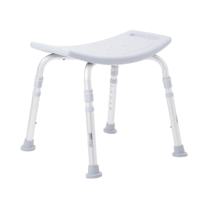 McKesson Bath Bench Without Arms Aluminum Frame Removable Backrest 19-1/4 Inch 146-12202KD-4