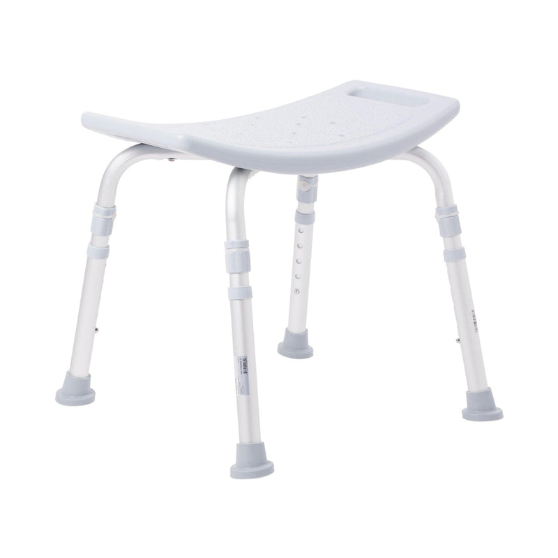 McKesson Bath Bench Without Arms Aluminum Frame Removable Backrest 19-1/4 Inch 146-12202KD-4