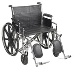 McKesson Dual Axle Desk Length Arm Swing-Away Bariatric Wheelchair 146-STD22ECDDA-ELR
