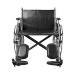 McKesson Dual Axle Desk Length Arm Swing-Away Bariatric Wheelchair 146-STD22ECDDA-ELR