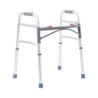 McKesson | McKesson Folding Walker Adjustable Height Aluminum Frame 350 lbs. Weight Capacity 25 to 32 Inch Height | 146-10201-4