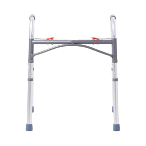 McKesson Folding Walker Adjustable Height Aluminum Frame 350 lbs. Weight Capacity 25 to 32 Inch Height 146-10201-4