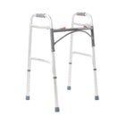 McKesson | McKesson Folding Walker Adjustable Height Aluminum Frame 350 lbs. Weight Capacity 32 to 39 Inch Height | 146-10200-4