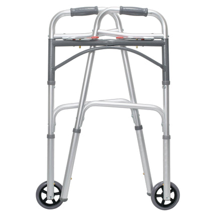 McKesson Folding Walker Adjustable Height Aluminum Frame 350 lbs. Weight Capacity 32 to 39 Inch Height | 146-10210-4 | | 2 Wheel, Ambulatory Equipment, Durable Medical Equipment, Hospital, Mobility, Walkers | McKesson | SurgiMac