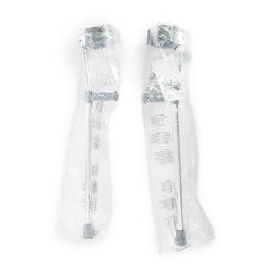 Mckesson Forearm Crutches Adult Steel Frame 300 lbs. Weight Capacity 146-10403-BX