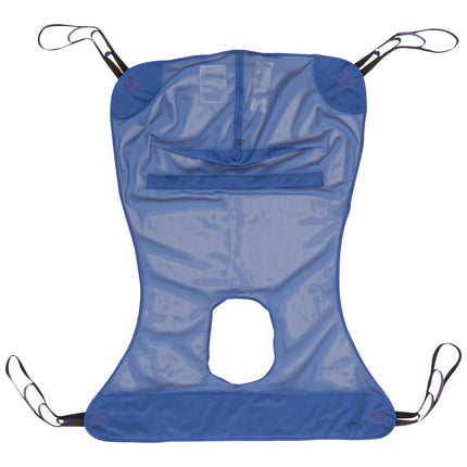 McKesson Full Body Commode Sling 4 or 6 Point Without Head Support X-Large 600 lbs. Weight Capacity