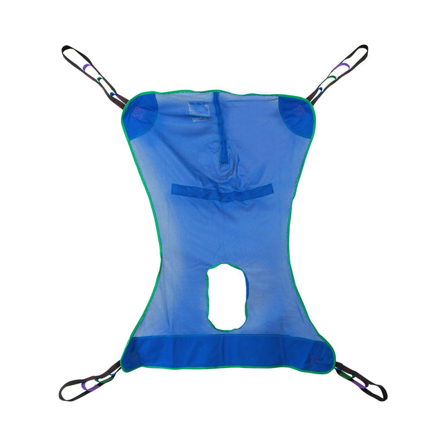 McKesson | McKesson Full Body Commode Sling 4 or 6 Point Without Head Support X-Large 600 lbs. Weight Capacity | 146-13221M