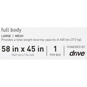 McKesson Full Body Sling 4 or 6 Point Without Head Support Large 600 lbs. Weight Capacity 146-13223M