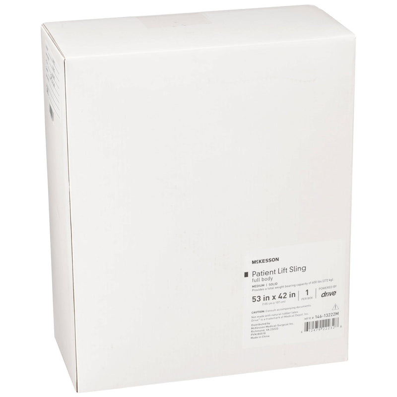 McKesson Full Body Sling 4 or 6 Point Without Head Support Large 600 lbs. Weight Capacity 146-13222M