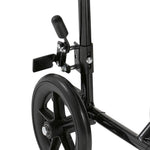 McKesson Lightweight Black Aluminum Transport Chair 146-ATC19-BK