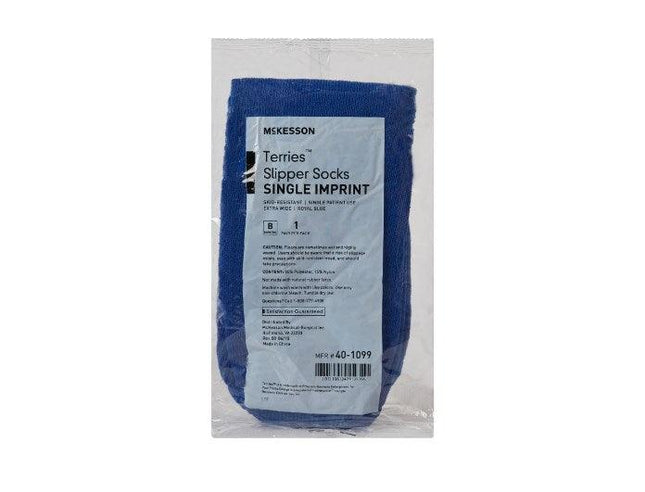 McKesson | McKesson Non-skid Slipper Socks Terries Bariatric - 3XL | 40-1100