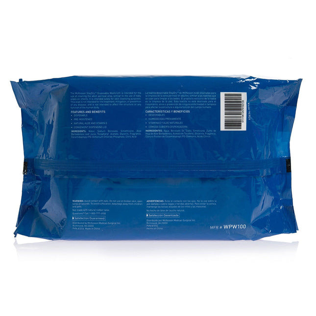 McKesson | McKesson Personal Wipe StayDry Soft Pack Aloe / Vitamin E Scented | WPW100