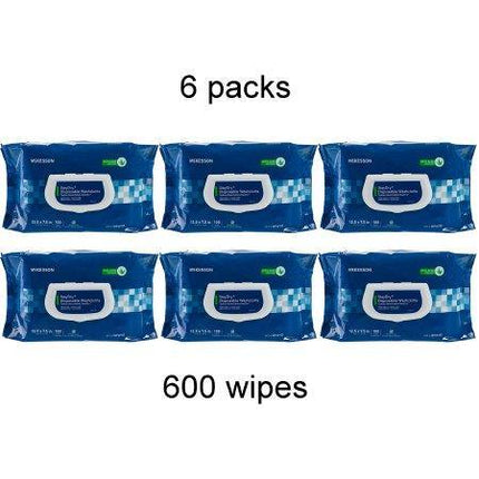 McKesson Personal Wipe StayDry Soft Pack Aloe / Vitamin E Scented | WPW100-CS | | Disinfecting Wipes, Infection Control, Surface disinfectants | McKesson | SurgiMac