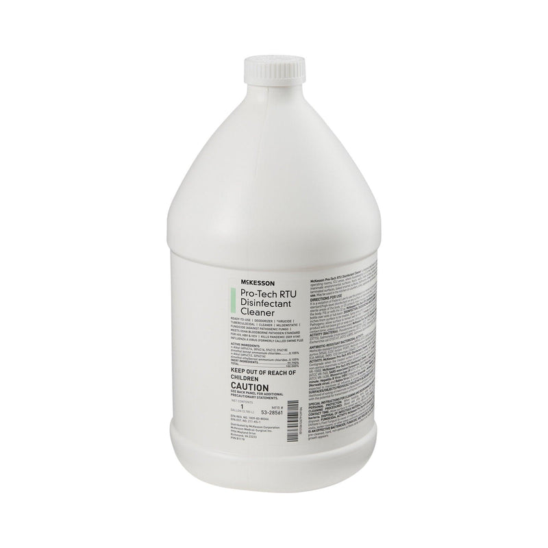 McKesson Pro-Tech Surface Disinfectant Cleaner Ammoniated J-Fill Dispensing Systems Liquid 1 gal. Jug 53-28561
