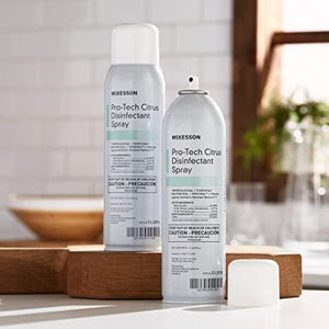 McKesson Pro-Tech Surface Disinfectant Spray - Alcohol-Based, Citrus Scent, Non-Sterile - Aerosol Can, 16 oz 53-28594