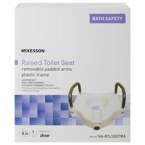 McKesson Raised Toilet Seat 146-RTL12064