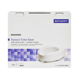 McKesson Raised Toilet Seat 146-RTL12064