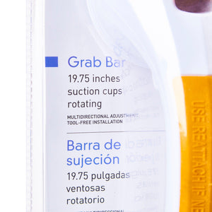McKesson Rotating Suction-Cup Grab Bar White / Yellow Plastic 146-RTL13084