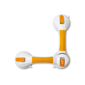 McKesson Rotating Suction-Cup Grab Bar White / Yellow Plastic 146-RTL13084