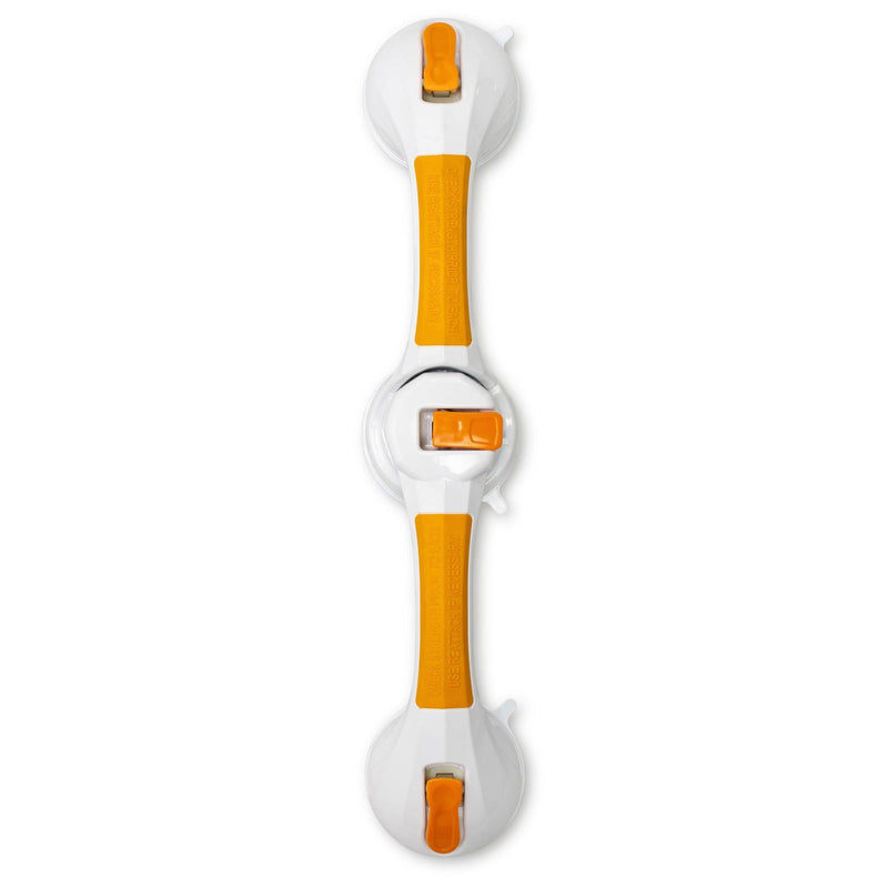 McKesson Rotating Suction-Cup Grab Bar White / Yellow Plastic 146-RTL13084