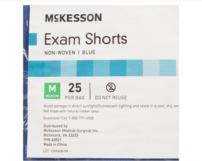 McKesson Shoe Cover High Nonskid Sole Blue NonSterile 16-3510-BX50