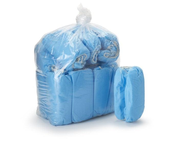 McKesson Shoe Cover High Nonskid Sole Blue NonSterile 16-3510-BX50