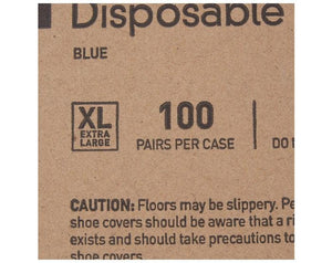 McKesson Shoe Cover High Nonskid Sole Blue NonSterile 16-3510-BX50