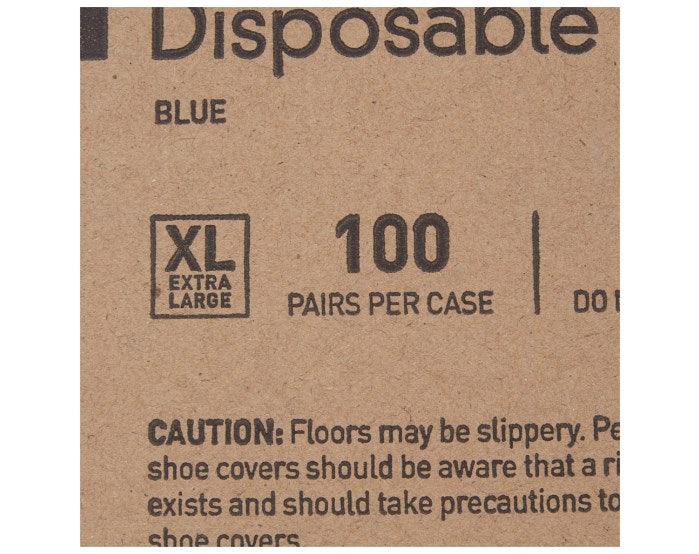 McKesson Shoe Cover High Nonskid Sole Blue NonSterile 16-3510-BX50