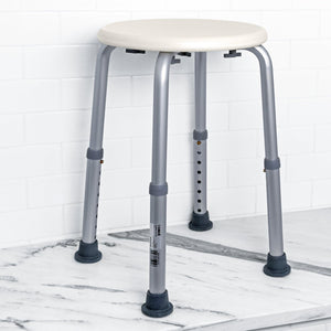 McKesson Shower Stool Without Arms Aluminum Frame Without Backrest 13 Inch Seat Width 146-RTL12004KD