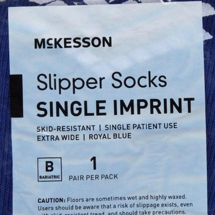 McKesson Slipper Socks Bariatric
