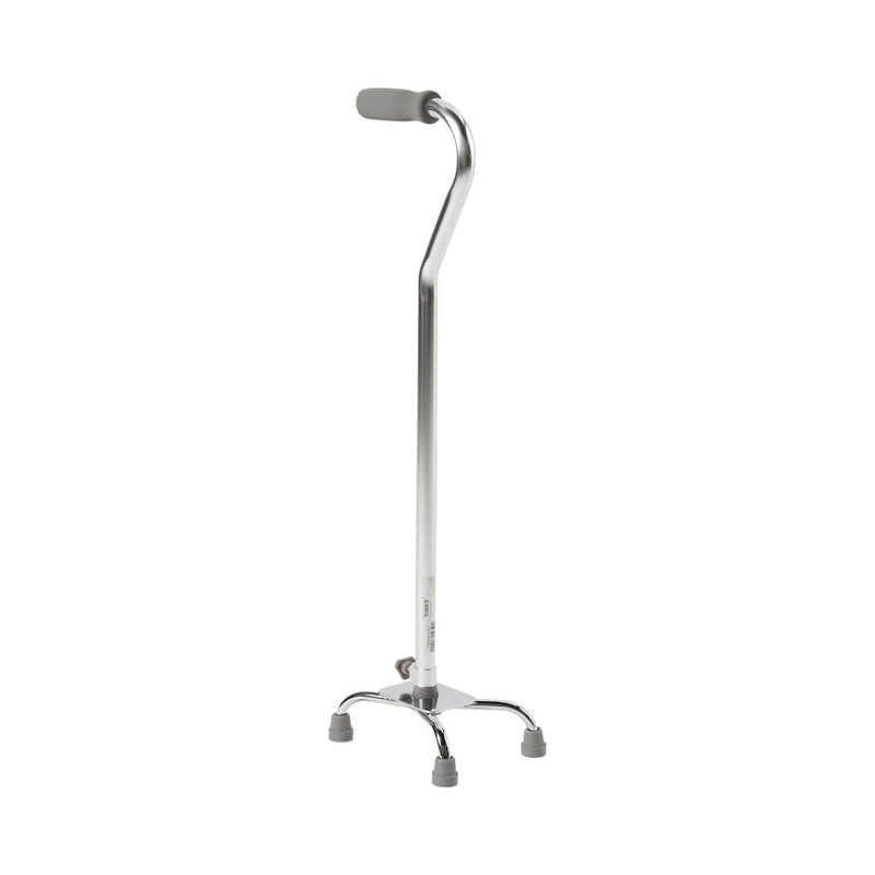 McKesson Small Base Quad Cane Steel 30 to 39 Inch Height 146-10301F-4