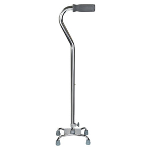 McKesson Small Base Quad Cane Steel 30 to 39 Inch Height 146-RTL10310