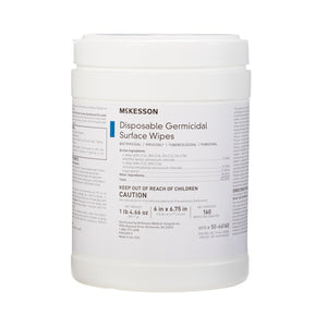McKesson Surface Disinfectant Premoistened Manual Pull Wipes 50-66160
