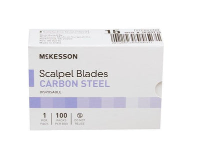 Surgical Blade Carbon Steel Sterile Disposable Individually Wrapped