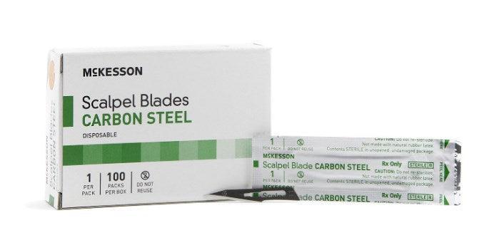 Surgical Blade Carbon Steel Sterile Disposable Individually Wrapped 16-63710