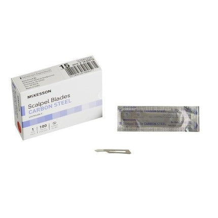 McKesson Surgical Blade Carbon Steel Sterile Disposable Individually Wrapped | 16-63715 | | Cutting Blades, Disposable, Instruments, Knives and Scalpels, Medical Supplies, Surgical Blade | McKesson | SurgiMac