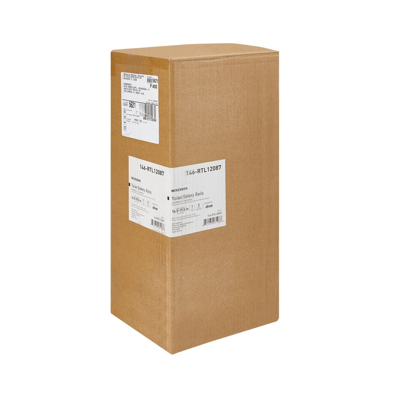 McKesson Toilet Safety Rail White Steel 146-RTL12087