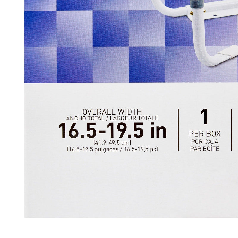McKesson Toilet Safety Rail White Steel 146-RTL12087