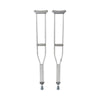 McKesson Underarm Crutches Aluminum Frame Adult 350 lbs. Weight Capacity Push Button / Wing Nut Adjustment