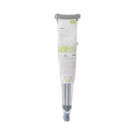 McKesson Underarm Crutches Aluminum Frame Child 175 lbs. Weight Capacity Push Button / Wing Nut Adjustment 146-10416-1