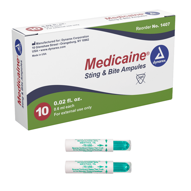 Dynarex Medicaine Insect Bite (Ampule) 0.6cc - Case of 500