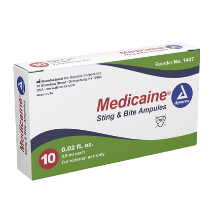 Medicaine Insect Bite (Ampule) 0.6cc | Dynarex | SurgiMac