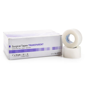 Medical Tape Air Permeable Plastic Transparent NonSterile 16-47305T-BX