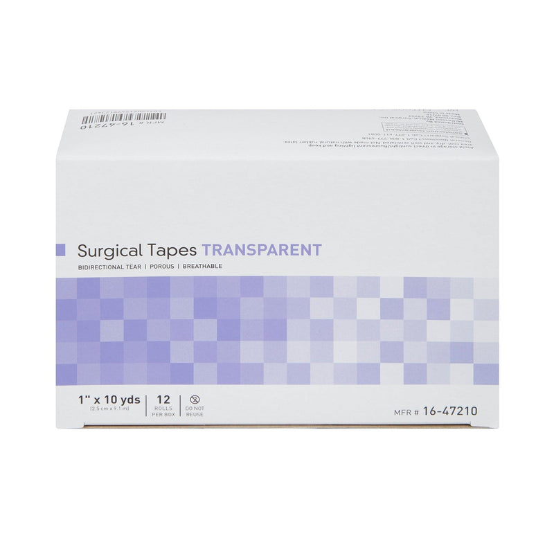 Medical Tape Air Permeable Plastic Transparent NonSterile 16-47305T-BX