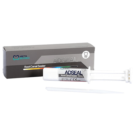 Meta Biomed Adseal Resin-Based Root Canal Sealer, Radiopaque, 13.5 Gm. Dual Syringe