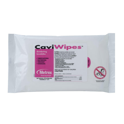 CaviWipe Surface Disinfectant Premoistened Alcohol Based Manual Pull Wipe 45 Count Soft Pack | Metrex | SurgiMac