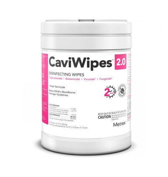 Metrex CaviWipes 2.0 Disinfectant Premoistened Wipes 14-1100