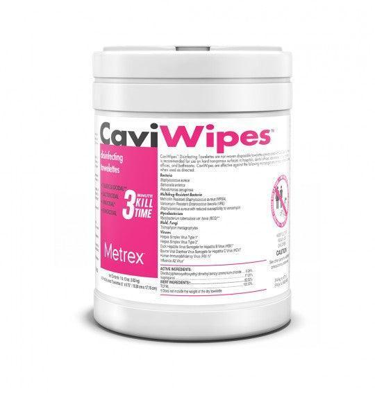 Metrex | Metrex CaviWipes Disinfecting Towelettes, Premoistened Alcohol-Based, Manual Pull, 13-1100 | 13-1100-1