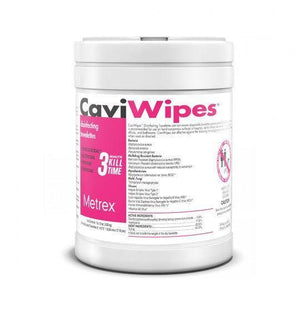 CaviWipes Disinfecting Towelettes, Premoistened Alcohol-Based, Manual Pull, 13-1100 13-1100-1